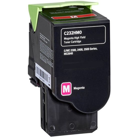 Toner LEXMARK  Kompatibel C/MC 2325 2425 2535 2640 - C232HM0 Seitenergiebigkeit:2300 Magenta