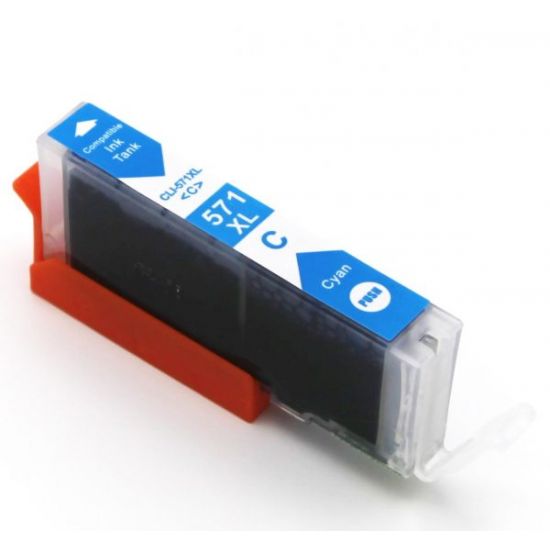 Printer Catridge CANON  Compatible CLI-571XL  Pages:680 Cyan