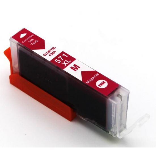 Printer Catridge CANON  Compatible CLI-571XL  Pages:680 Magenta