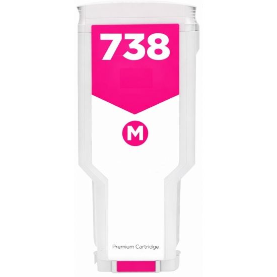 Μελάνι HP  Συμβατό 738 - (498N6A) - 130ml Σελίδες:6000 Magenta