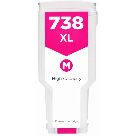 Μελάνι HP  Συμβατό 738XL - (676M7A) - 300ml Σελίδες:13000 Magenta