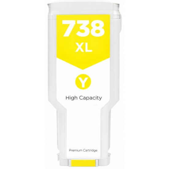 Μελάνι HP  Συμβατό 738XL - (676M8A) - 300ml Σελίδες:13000 Yellow