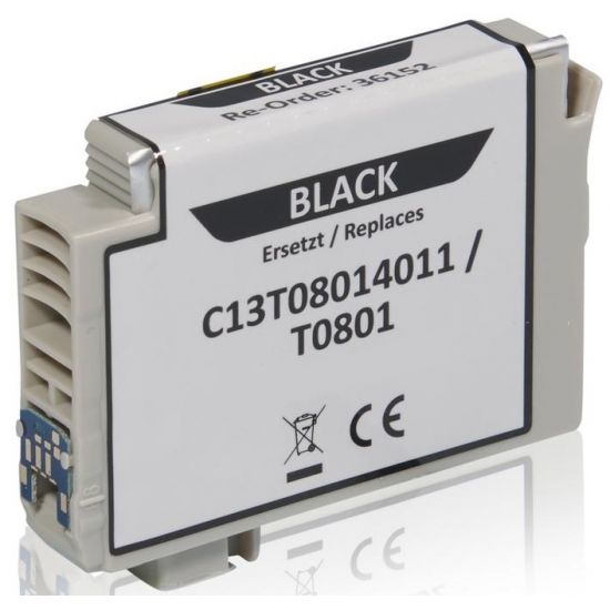Μελάνι EPSON  Συμβατό T0801 - (C13T080140) Σελίδες:300 Black