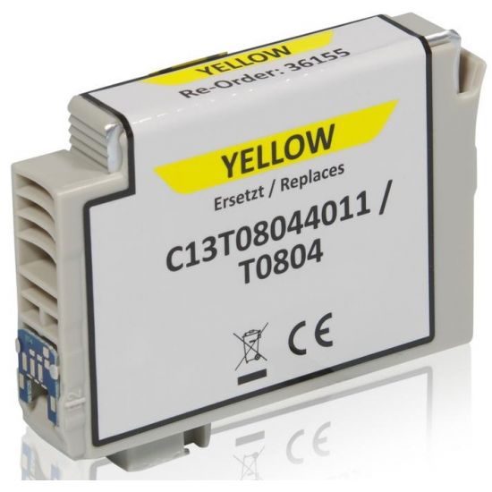 Μελάνι EPSON  Συμβατό T0804 - (C13T080440) Σελίδες:460 Yellow