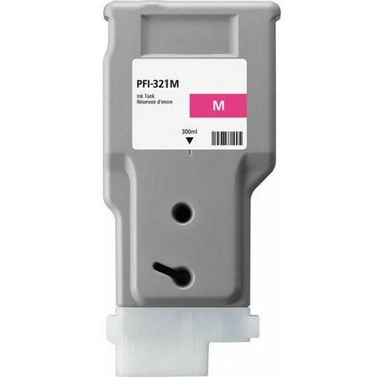 Μελάνι CANON  Συμβατό PFI-321M (6299C001) 300ml - PREMIUM Σελίδες:13000 Magenta