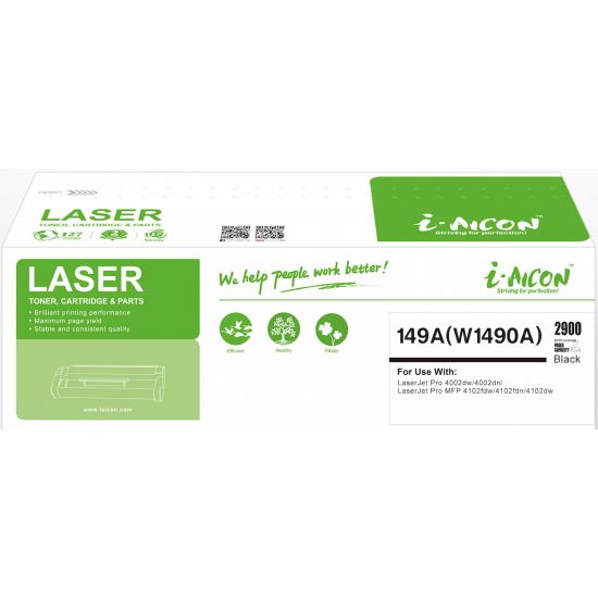 Toner HP  Συμβατό 149A (W1490A) ΜΕ CHIP (updated chip firmware 29/08/2025) Σελίδες:2900 Black