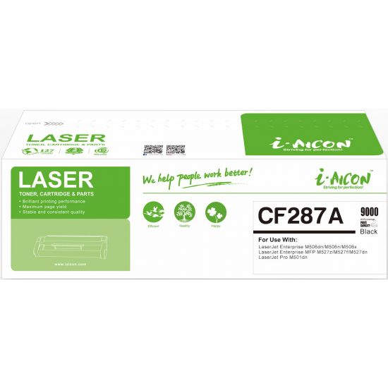 Toner HP  Συμβατό CF287A 87A  Σελίδες:9000 Black