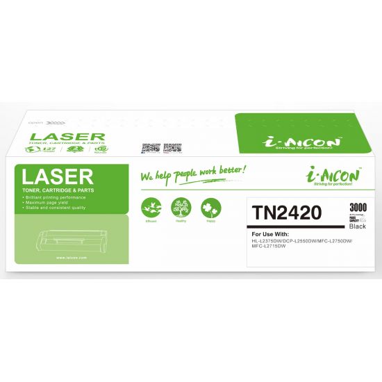 Toner BROTHER  Συμβατό TN-2420 PREMIUM  Σελίδες:3000 Black