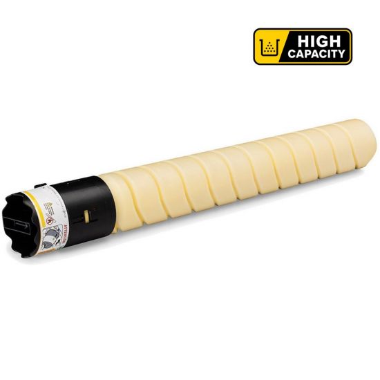 Toner KONICA MINOLTA  Compatible TN324Y - High Capacity - A8DA250 Pages:26000 Yellow