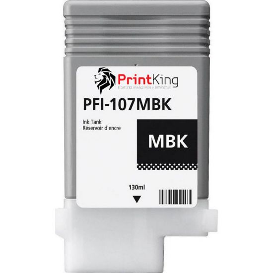 Tinte CANON  Kompatibel PFI-107MBK 130ml - (6704B001AA) - PREMIUM Seitenergiebigkeit:6000 Schwarz