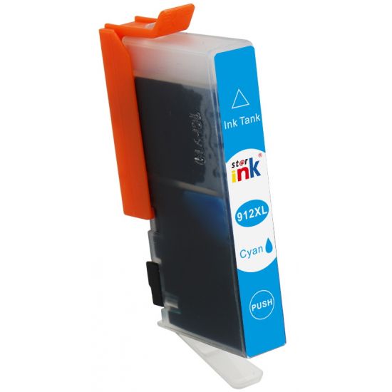 Printer Catridge HP  Compatible 912XL C (3YL81AE)  (updated chip firmware 23/03/2026) Pages:825 Cyan