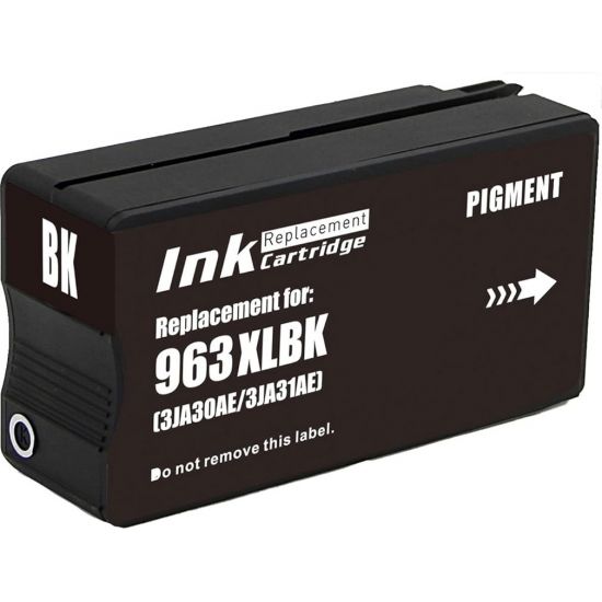 Printer Catridge HP  Compatible 963XL BK 3JA30AE (updated chip firmware 23/03/2026) Pages:2000 Black