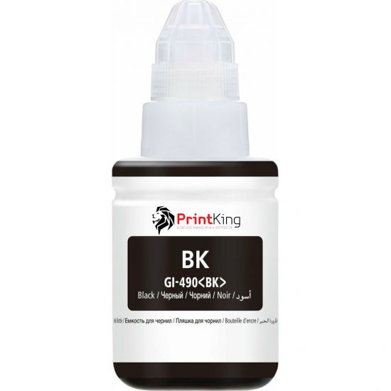 Μελάνι CANON  Συμβατό GI-490 BK (0663C001) 135ml Σελίδες:6000 Black