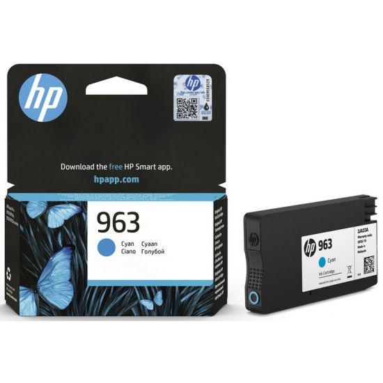 Printer Catridge HP  Original 963 C 3JA23AE  Pages:700 Cyan
