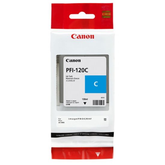 Tinte CANON  Original PFI-120C (2886C001) 130ml Seiten:6000 Cyan