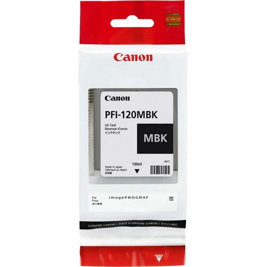 Printer Catridge CANON  Original PFI-120MBK (2884C001) 130ml Pages:6000 Black