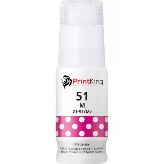 Tinte CANON  Kompatibel GI-51M (4547C001) 70ml Seitenergiebigkeit:7700 Magenta