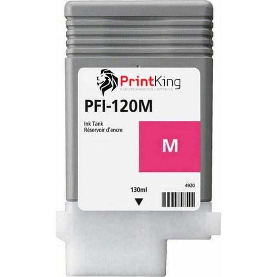 Printer Catridge CANON  Compatible PFI-120M (2887C001) 130ml - PREMIUM Pages:6000 Magenta
