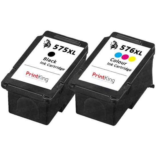 Tinte CANON  Kompatibel PG-575XL & CL-576XL Multipack (5437C001/5441C001) Seitenergiebigkeit:400/300 Farbe