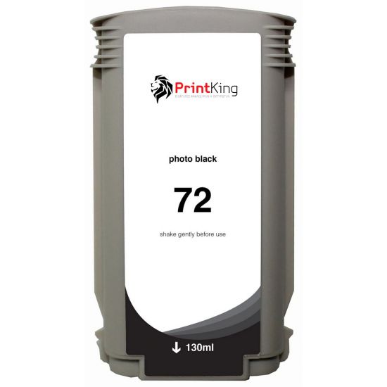 Μελάνι HP  Συμβατό 72BK High Capacity (C9370A) 130ml Σελίδες:6000 Black