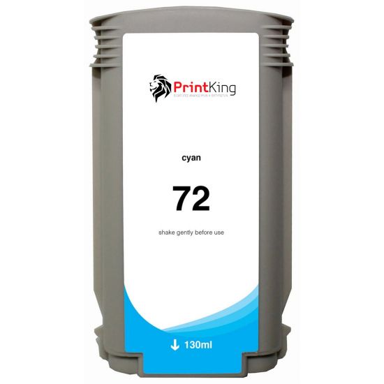 Tinte HP  Kompatibel 72C High Capacity (C9371A) 130ml Seitenergiebigkeit:6000 Cyan