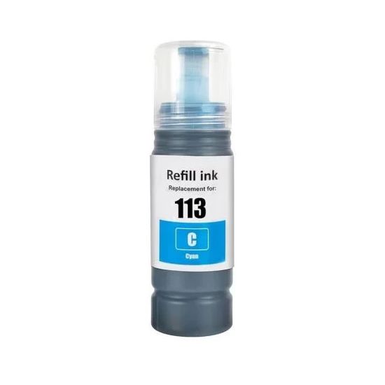 Μελάνι EPSON  Συμβατό E113/542 C13T06B240 70ml Σελίδες:6000 Cyan