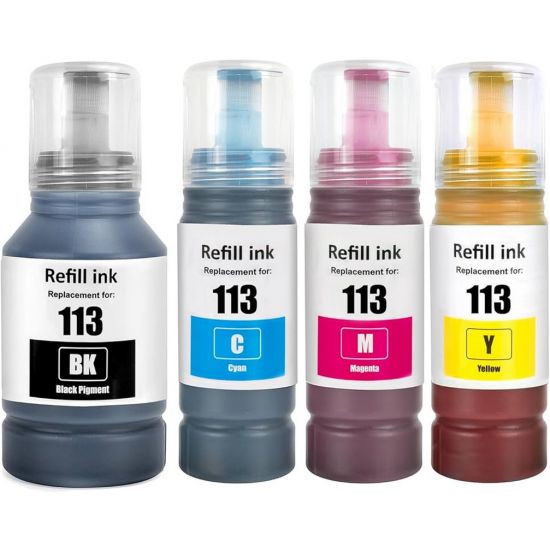 Μελάνι EPSON  Συμβατό E113/542 (BK,C,M,Y) Multipack Σελίδες:7500/6000 Colour