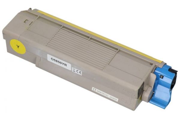 Toner OKI  Συμβατό C5850/C5950/MC560 43865721  Σελίδες:6000 Yellow