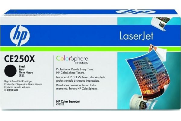 Toner HP  Original CE250X 504X Seiten:10500 Schwarz