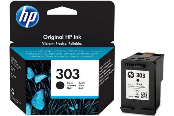 Tinte HP  Original 303 (T6N02AE) Seitenergiebigkeit:200 Schwarz