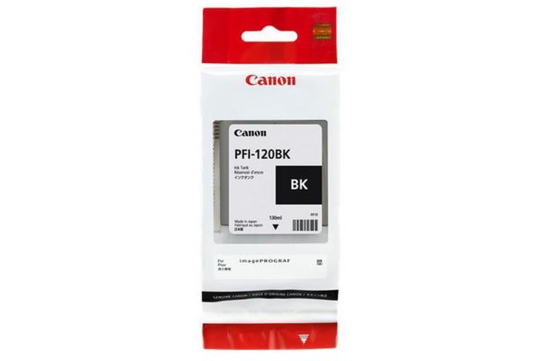 Printer Catridge CANON  Original PFI-120BK (2885C001) 130ml Pages:6000 Black