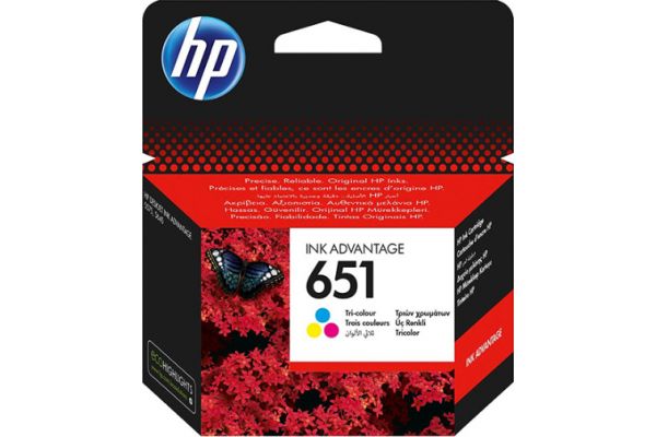 Printer Catridge HP  Original 651 (C2P11AE) Pages:300 Colour