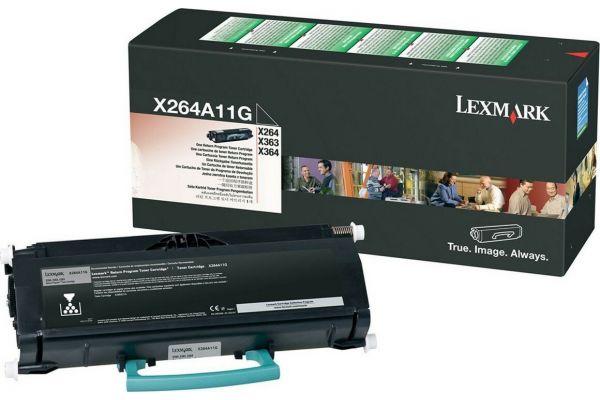 Toner LEXMARK  Original X264 X363 X364 - X264A11G Seitenergiebigkeit:3500 Schwarz