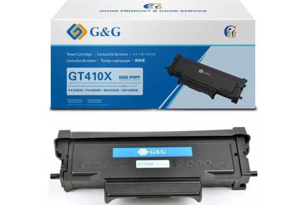 Toner G&G  Original  GT-410X/411X Pages:6000 Black