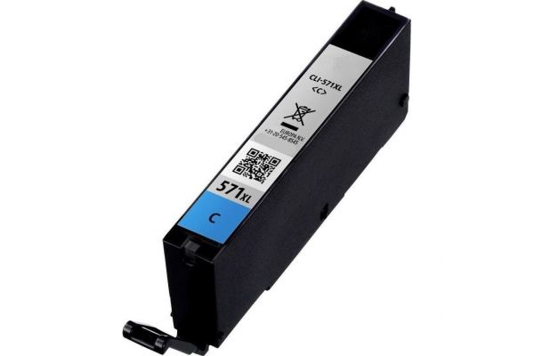 Μελάνι CANON  Συμβατό CLI-571XL  Σελίδες:680 Cyan