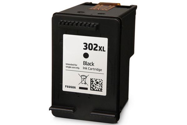 Printer Catridge HP  Compatible 302XL F6U68AE Pages:380 Black
