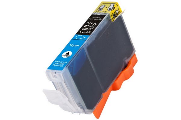 Tinte CANON  Kompatibel CLI-8 C  Seitenergiebigkeit:478 Cyan