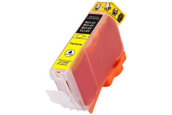 Tinte CANON  Kompatibel CLI-8 Y  Seitenergiebigkeit:478 Gelb