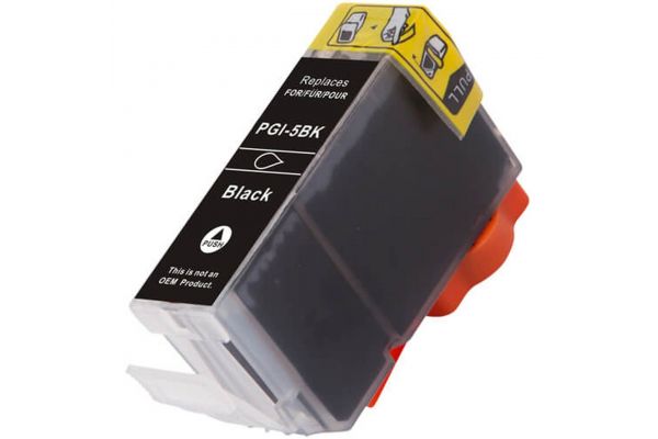 Tinte CANON  Kompatibel PGI-5 BK Seitenergiebigkeit:460 Schwarz