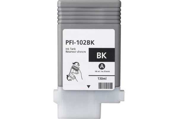 Tinte CANON  Kompatibel PFI-102ΒΚ 130ml - (0895B001AA) Seitenergiebigkeit:6000 Schwarz