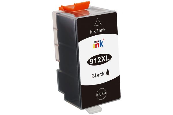 Μελάνι HP  Συμβατό 912XL BK (3YL84AE) (updated chip firmware 29/09/2025) Σελίδες:1500 Black