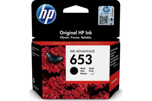 Μελάνι HP  Γνήσιο 653 (3YM75AE) Σελίδες:360 Black