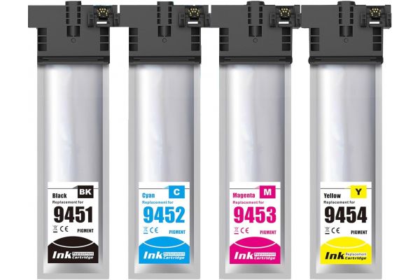 Printer Catridge EPSON  Compatible T9451,T9452,T9453,T9454 (BK,C,M,Y) Multipack Pages:5000 Colour