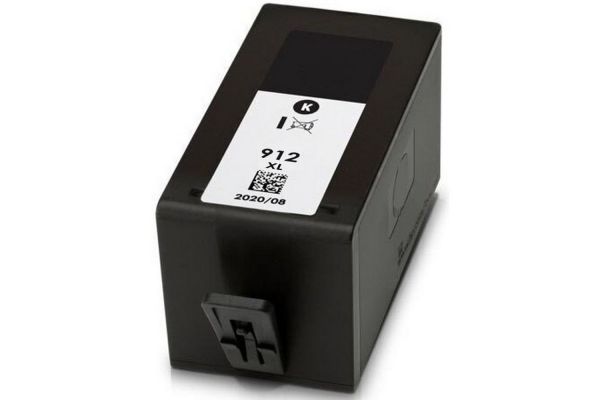 Μελάνι HP  Συμβατό 912XL BK (3YL84AE) για εκτυπωτές με 'e' ή εγγραφή στο HP+ Σελίδες:1500 Black