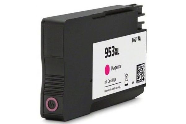 Printer Catridge HP  Compatible 953XL M F6U17AE (for updated firmware) Pages:1450 Magenta