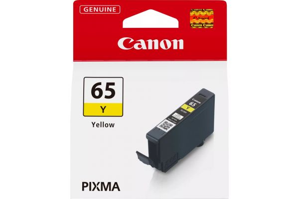 Tinte CANON  Original CLI-65Y - (4218C001) Seitenergiebigkeit:295 Gelb