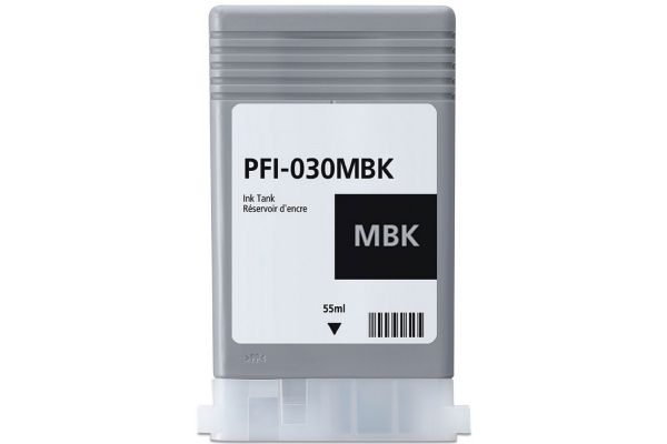 Printer Catridge CANON  Compatible PFI-030MBK (3488C001) 55ml Pages:6000 Black