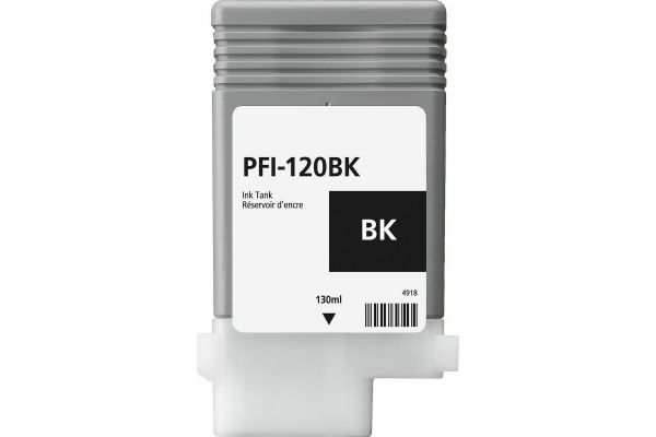 Printer Catridge CANON  Compatible PFI-120BK (2885C001) 130ml - PREMIUM Pages:6000 Black