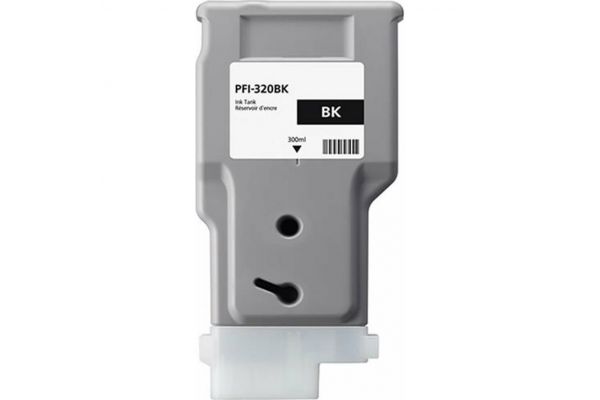 Tinte CANON  Kompatibel PFI-320BK (2890C001) 300ml - PREMIUM Seitenergiebigkeit:13000 Schwarz