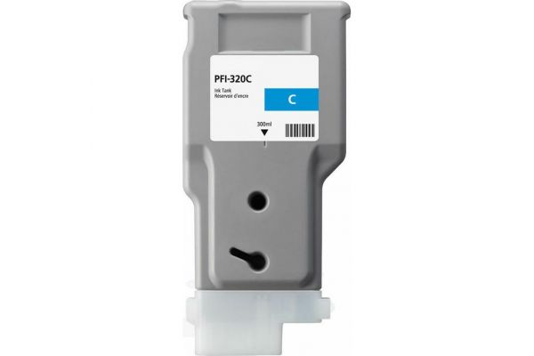 Printer Catridge CANON  Compatible PFI-320C (2891C001) 300ml - PREMIUM Pages:13000 Cyan